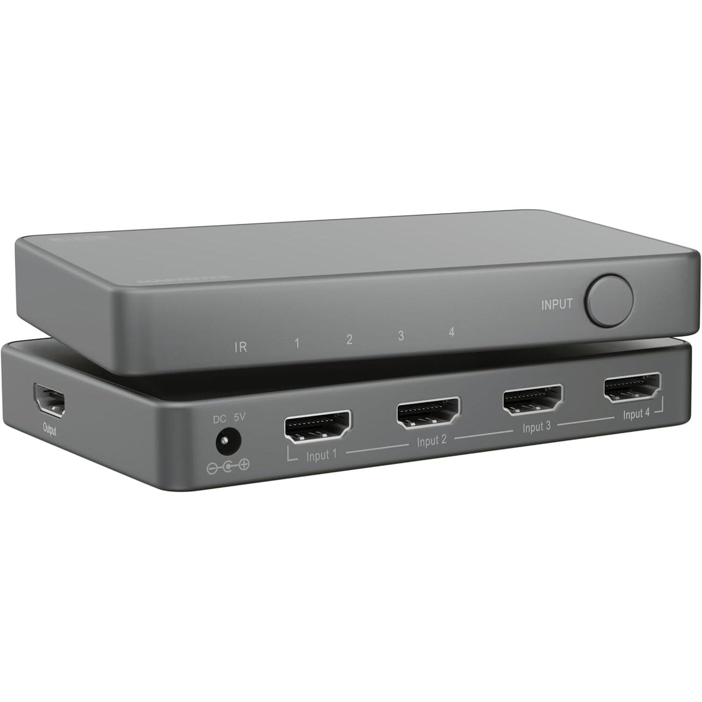 272906 - Marmitek AS48 Ndërrues HDMI 8K60-4K120 për Lojëra - HDMI 2.1 4 hyrje 1 dalje - 48 Gbit/s VRR ALLM QMS QFT - Ndërrim automatik - telekomandë