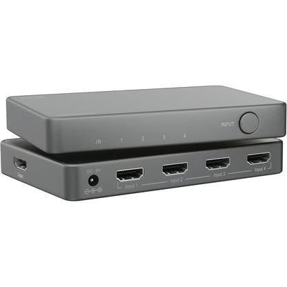 272906 - Marmitek AS48 Ndërrues HDMI 8K60-4K120 për Lojëra - HDMI 2.1 4 hyrje 1 dalje - 48 Gbit/s VRR ALLM QMS QFT - Ndërrim automatik - telekomandë