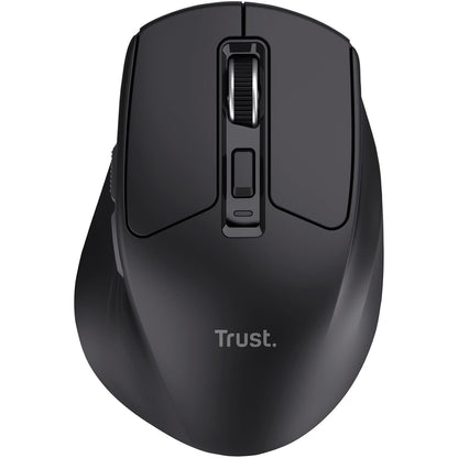 276794 - TRUST Maus pa tel Niven, Bluetooth + 2.4GHz, 800-3200 DPI, Maus i rehatshëm, 50% plastikë e ricikluar, i Zi