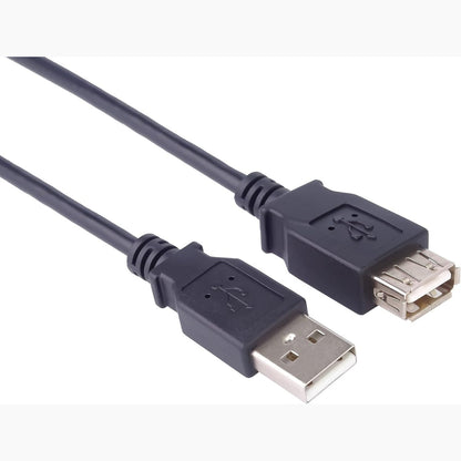 310687 - PREMIUMCORD - Kabllo zgjatues USB 2.0 - 2 m - HighSpeed deri në 480 Mbit/s - Prizë USB 2.0 Tipi A - 2 x të mbrojtura - Ngjyrë e zezë
