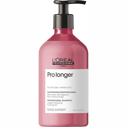 300800 - L'OREAL PROFESSIONNEL Shampo Pro Longer Length Rinovuese, 500 ml, për burra dhe gra, rivendosje e fibrave të flokëve