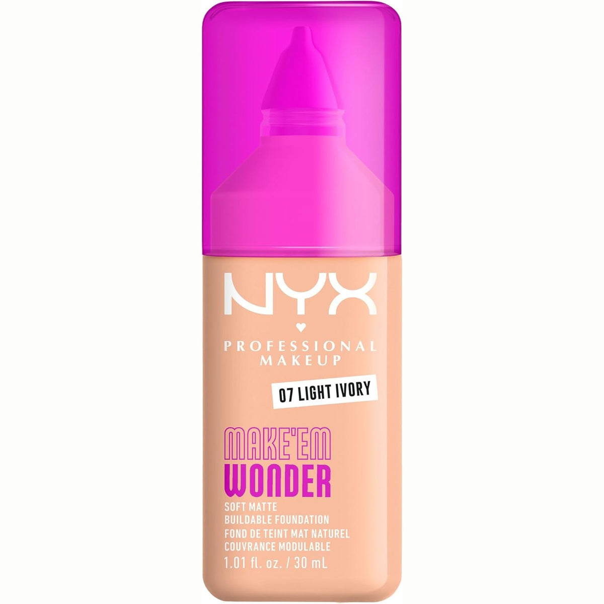 298553 - NYX PROFESSIONAL MAKEUP Fondatinë Make 'EM Wonder 07 Ngjyrë Fildishi e Çelët