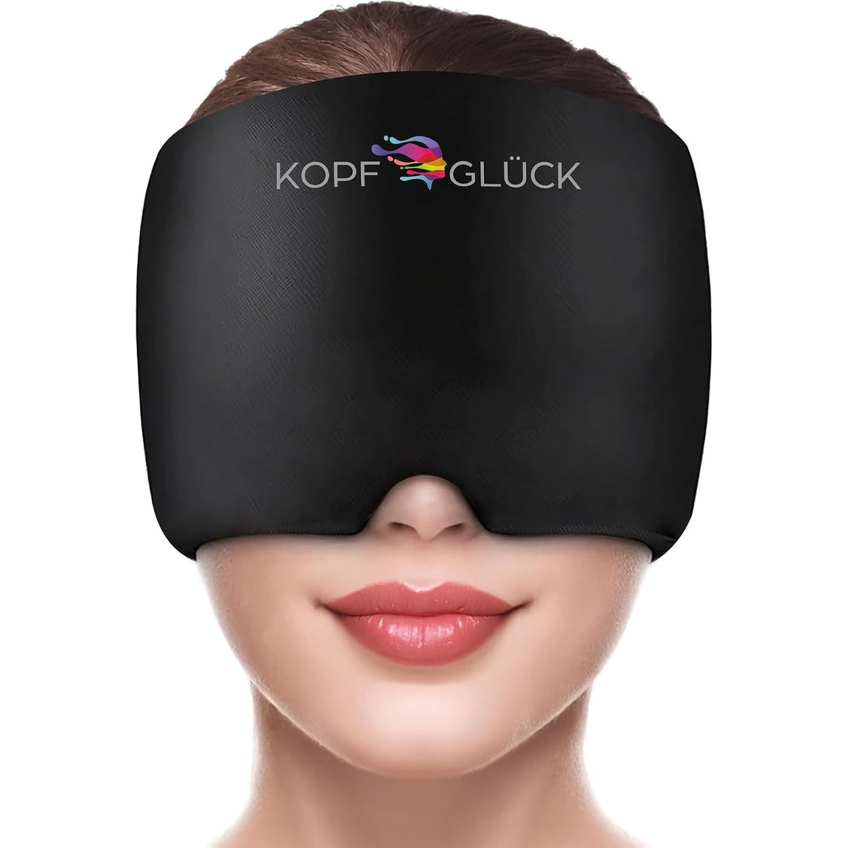 303368 - HEAD HAPPINESS Kapelë kundër dhimbjes, ripërdorshme, për terapi me të ftohtë dhe të nxehtë, lehtësim efektiv i dhimbjes së kokës dhe migrenës