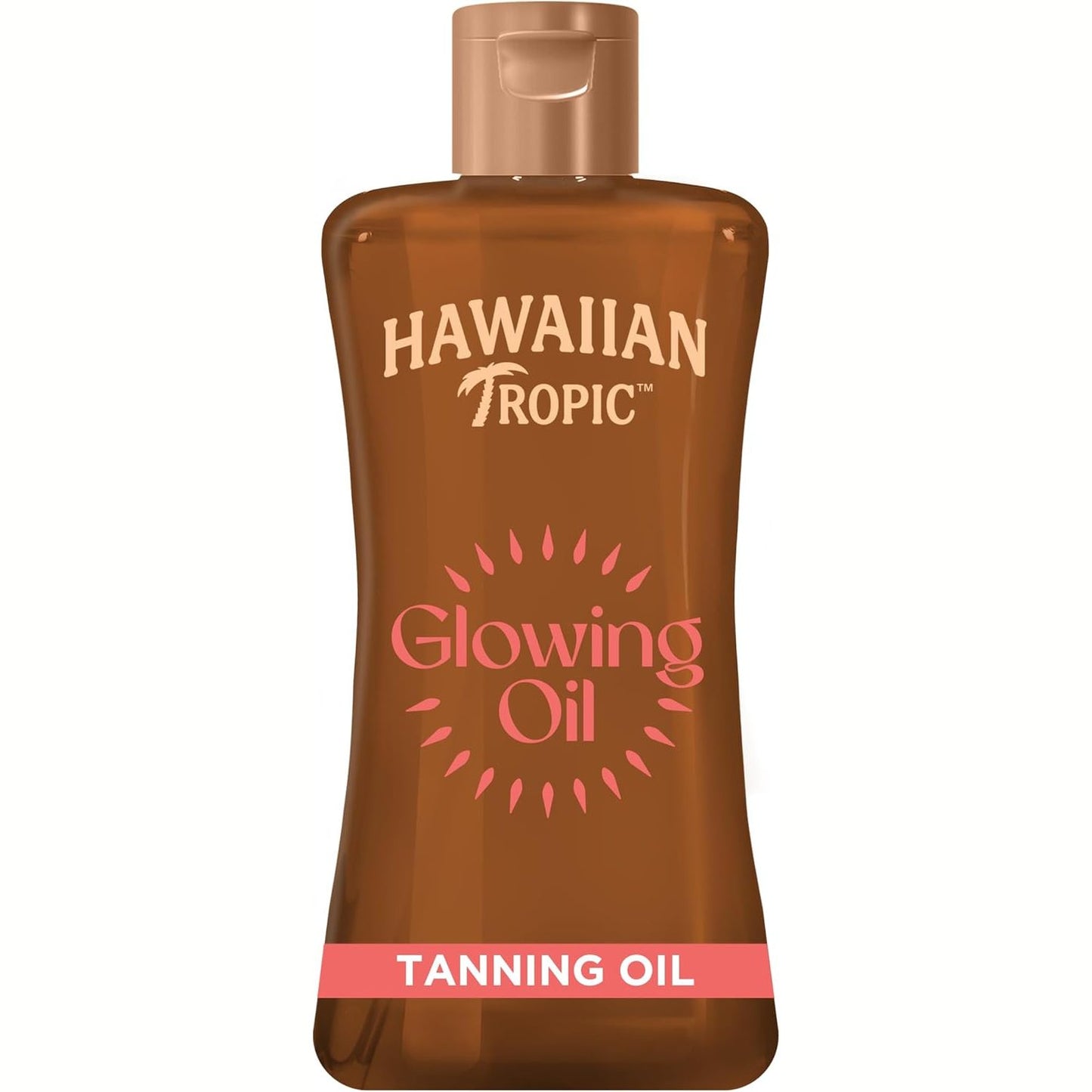 322032 - Hawaiian Tropic Vaj për nxirje me shkëlqim, 200 ml, aromë tropikale me vitaminë E, vegan