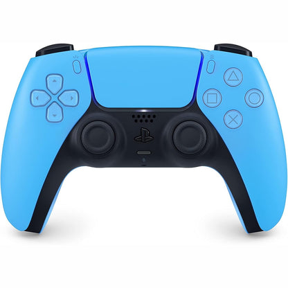 319484 - SONY Kontrollues Zyrtar Pa Tel për PlayStation 5 DualSense, Reagim Haptik, Shkelës Adaptues, Mikrofon i Integruar, Bateri e Rikarikueshme, I pajtueshëm me PS5/PC, Ngjyra: Blu me Yje