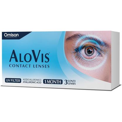 306473 - ALOVIS Lente Kontakti, 3 Lente Kontakti Mujore për Korrigjimin e Miopisë -1.50