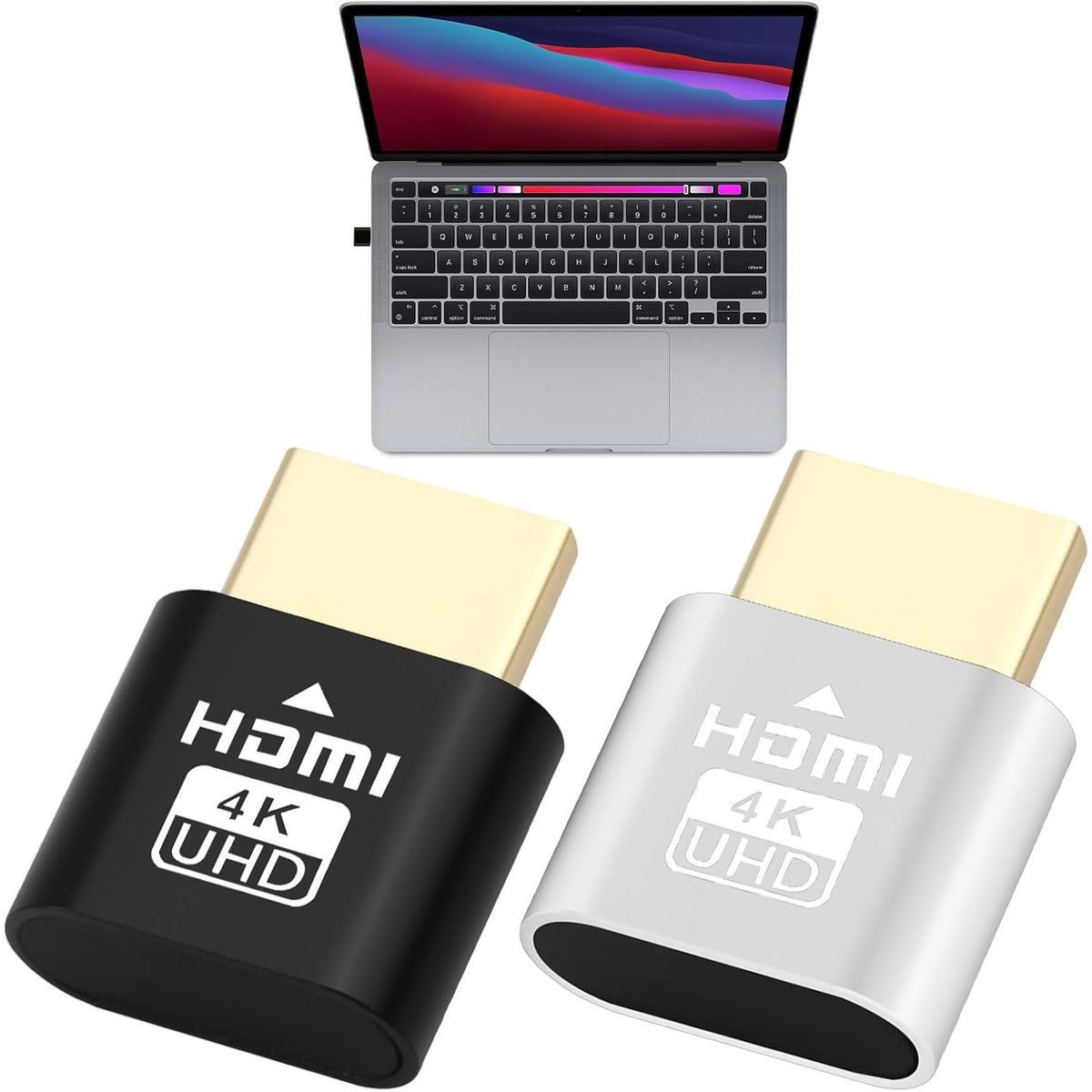 305579 - Pako me 2 pajisje transmetimi HDMI pa tel 4K, adaptor pasqyrimi për TV/PC/celular, pajisje transmetimi Ultra HD