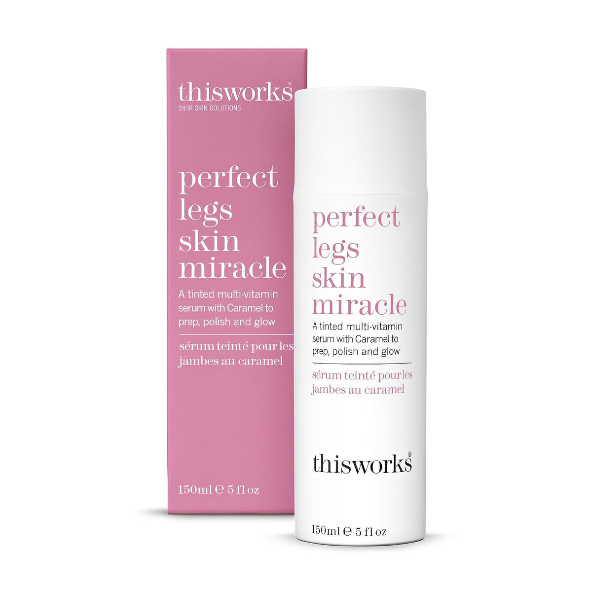 289562 - THIS WORKS Perfect Legs Skin Miracle, 150 ml, Serum i ngjyrosur me multivitamina për të gjitha tonet e lëkurës, me vitaminë C, karamel dhe arnikë