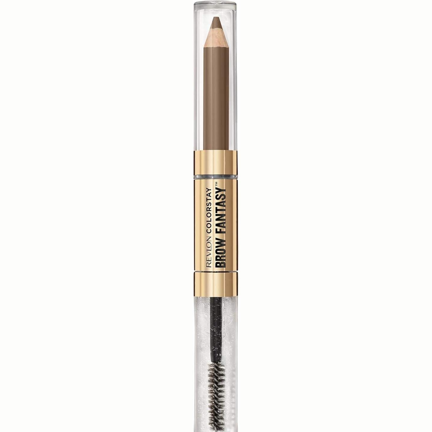 318024 - REVLON ColorStay Brow Fantasy, produkt për vetulla 2-në-1, laps pudër dhe xhel transparent, zgjat deri në 16 orë, 001 Ash Blonde