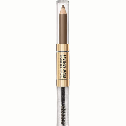 318024 - REVLON ColorStay Brow Fantasy, produkt për vetulla 2-në-1, laps pudër dhe xhel transparent, zgjat deri në 16 orë, 001 Ash Blonde