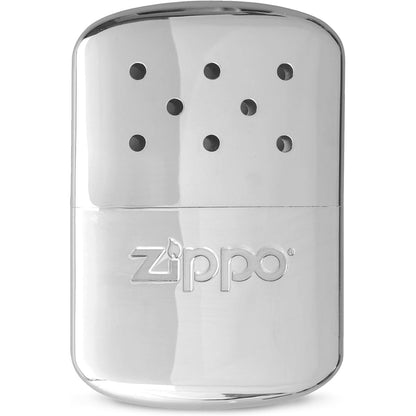 221905 - ZIPPO Ngrohës duarsh - 12 orë nxehtësi - Mund të mbushet me lëng çakmaku - Ripërdorueshëm - Ngrohës xhepi - Krom me lustër të lartë