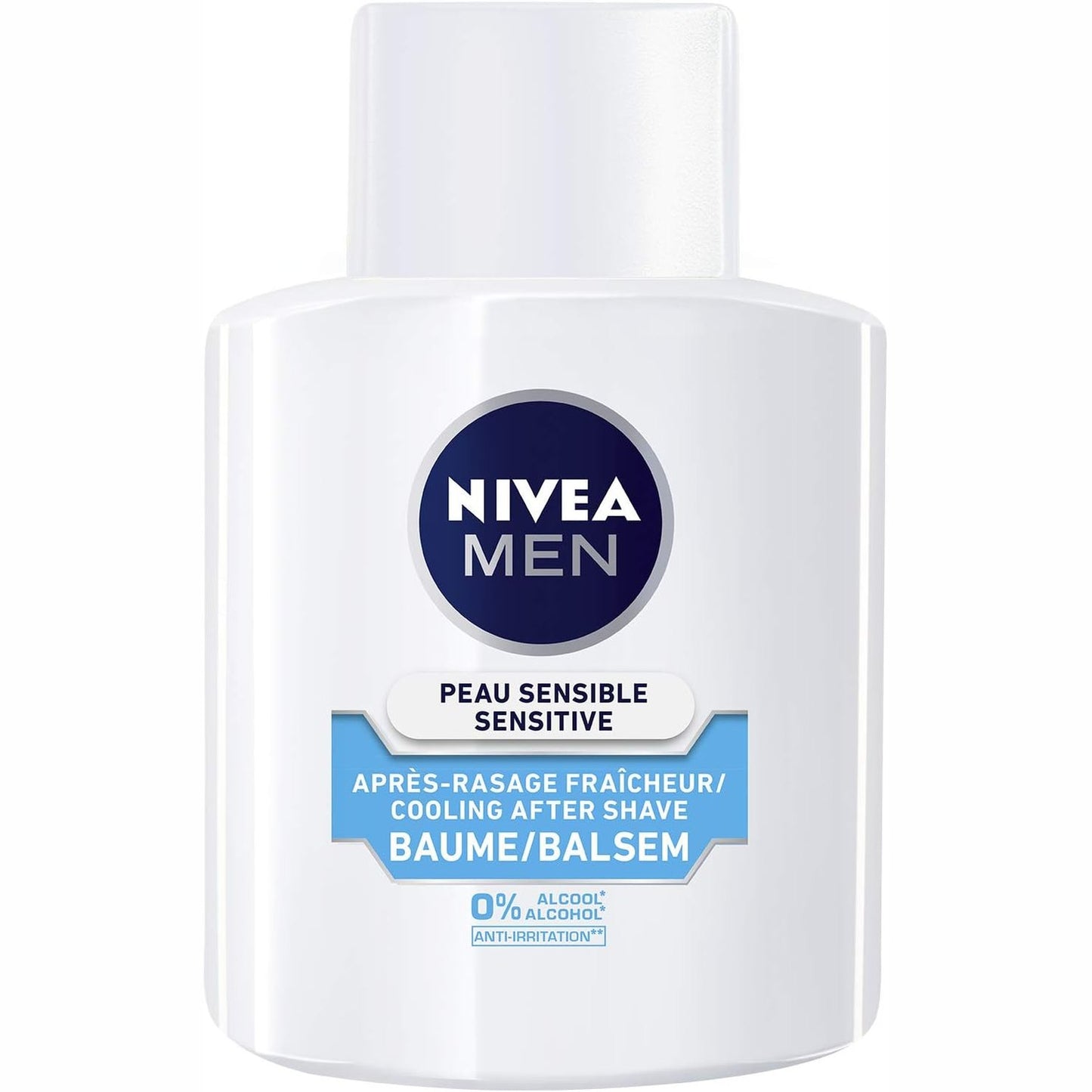 318887 - NIVEA MEN - Balsam pas rroje Sensitive Cool, pa alkool, 100ml, me ekstrakt algash deti dhe kamomil