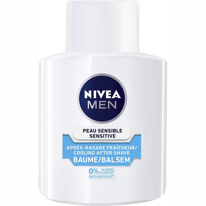 318887 - NIVEA MEN - Balsam pas rroje Sensitive Cool, pa alkool, 100ml, me ekstrakt algash deti dhe kamomil