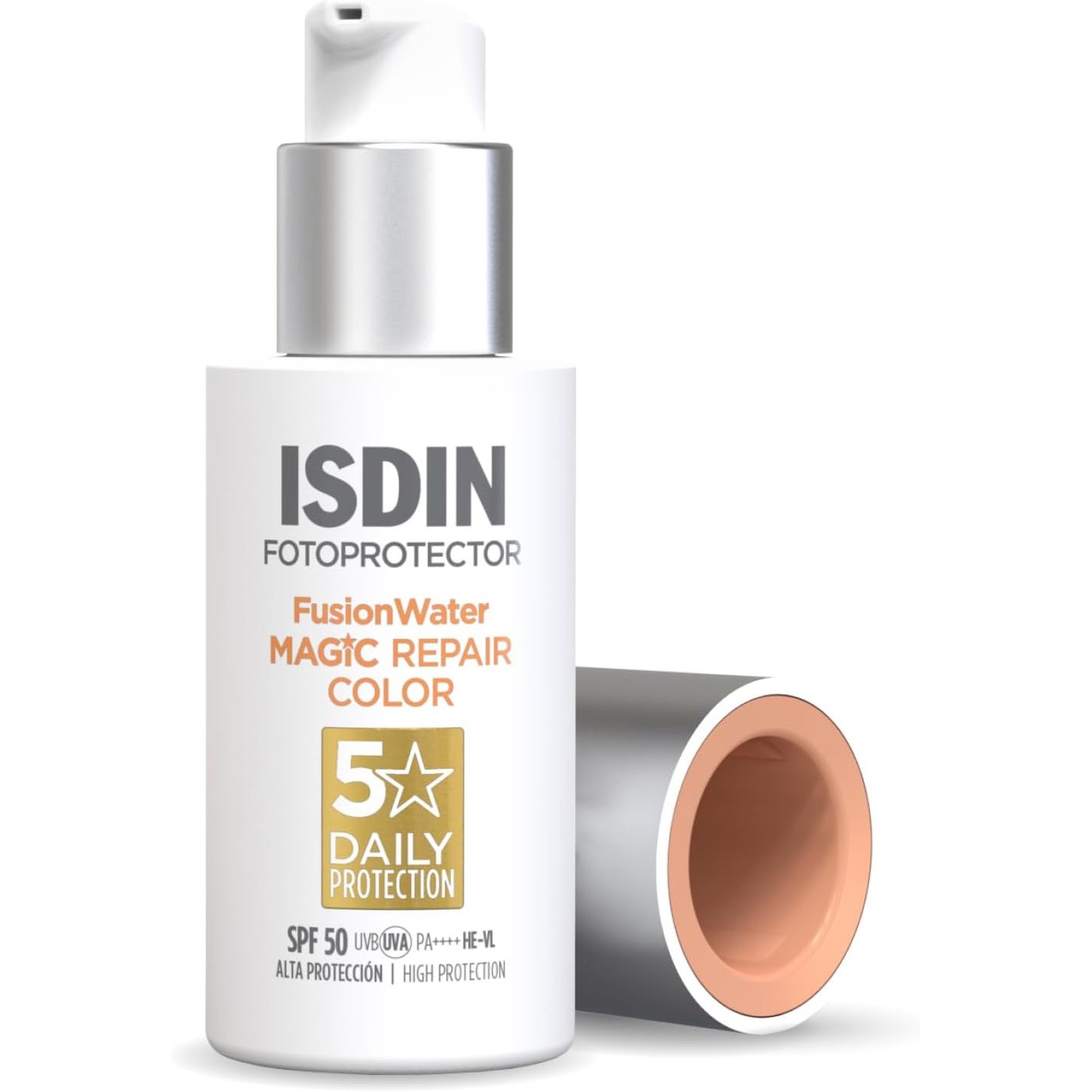 275314 - ISDIN Foto Protector Magic Repair Fusion Water Color SPF 50, krem dielli për fytyrën me ngjyrë, 50 ml.