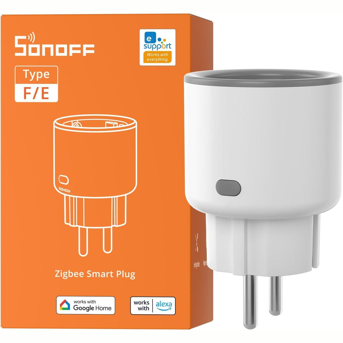 314431 - SONOFF S60ZBTPF PRIZË E MENÇUR ZIGBEE (KËRKON PORTË ZIGBEE) – TELEKOMANDË, MONITORIM ENERGJIE, ORAR KOHËMATËS, MBROJTJE NGA MBINGARKESA
