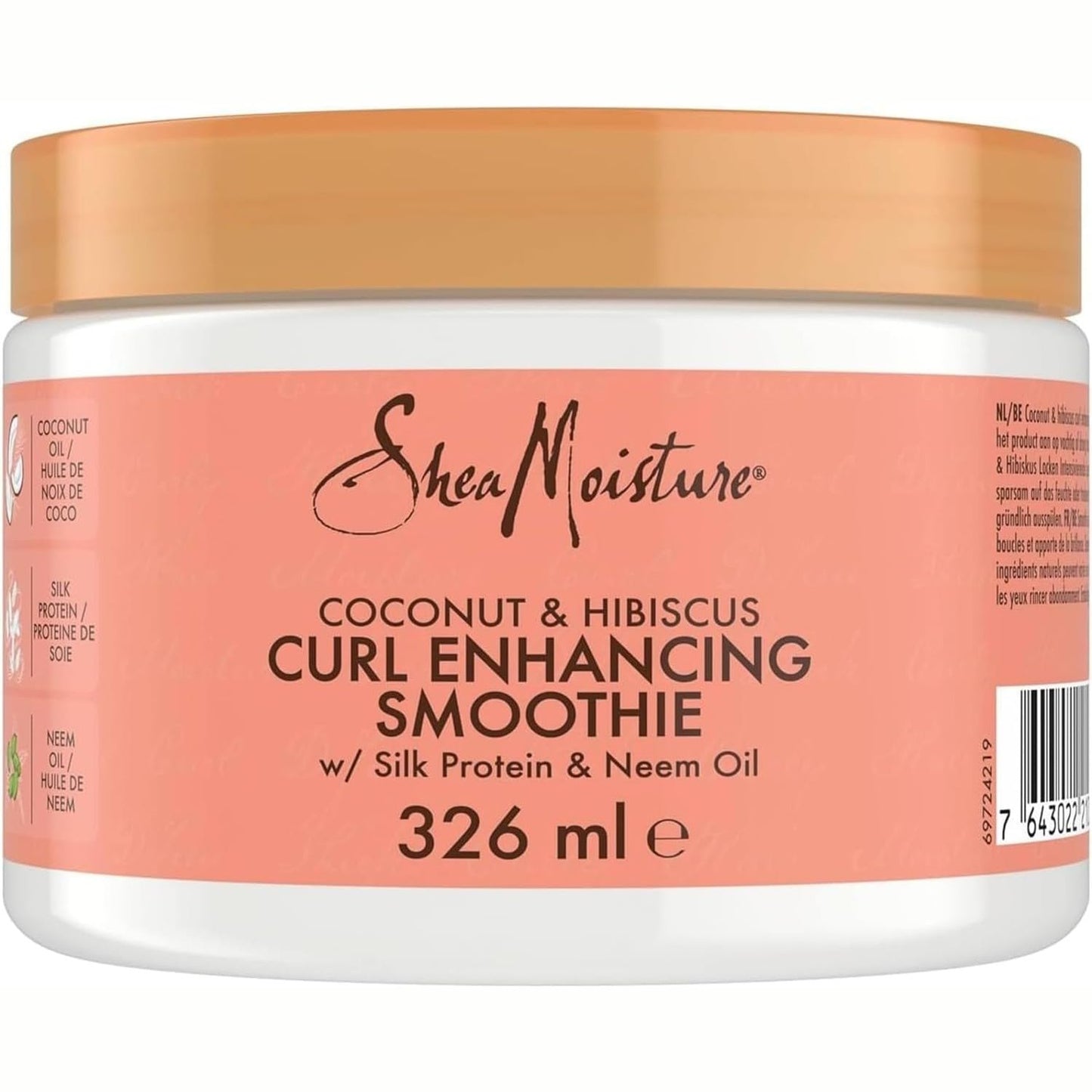 317513 - SHEA MOISTURE, Smoothie për Përmirësimin e Kaçurrelave, 326 ml, krem kaçurrelash për kaçurrela të përcaktuara dhe me shkëlqim