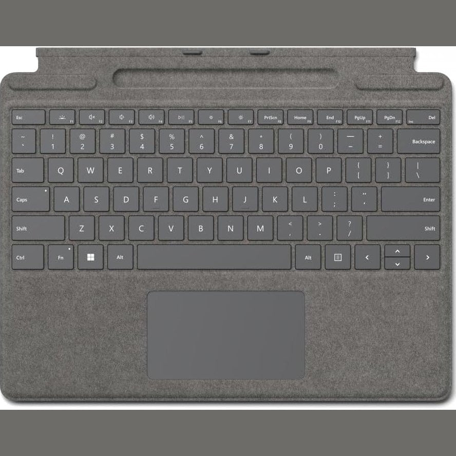 276076 - MICROSOFT SURFACE SIGNATURE Tastiera, Platinum, e pajtueshme me Surface Pro 8, Pro 9 dhe Pro X (tastiera AZERTY)