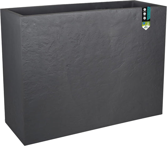 245055 - EDA Vazo muri Loft XL Volcania, 63L, 99 x 29 x 78 cm, Gri antracit, Përdorim të brendshëm dhe të jashtëm