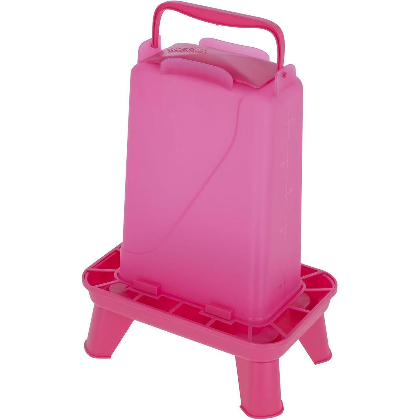 219875 - KERBL Ushqyes Automatik Hobbyfarming 3.5l, me mbështetëse, kapak lëvizshëm, rezistent ndaj motit, enë transparente, rozë