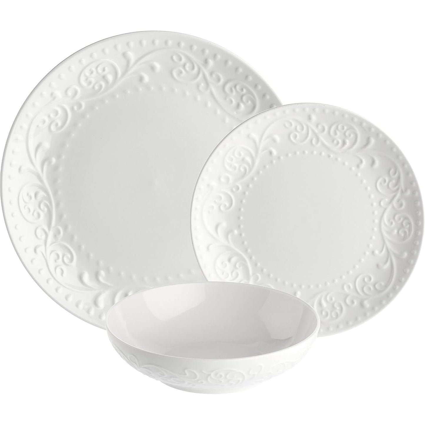 239278 - LA PORCELLANA WHITE Set me 12 pjata Dreamer
