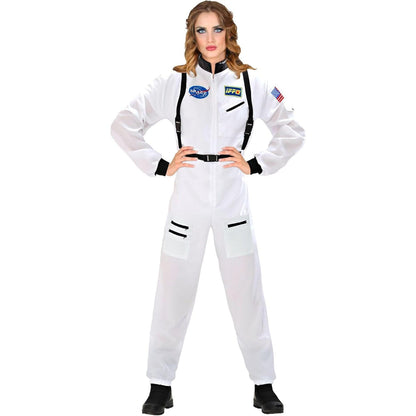 255605 - W WIDMANN MILANO Kostum për femra për astronaute, veshje për Vajza Hapësinore për festa karnavalesh