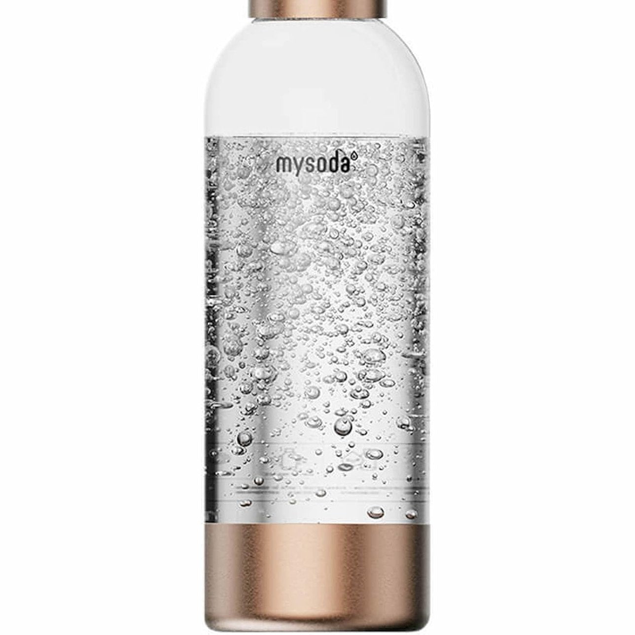252656 - Mysoda Shishe uji premium 1 litërshe pa BPA për makinat e ujit të gazuar, kapak dhe bazë çeliku inox - bakri