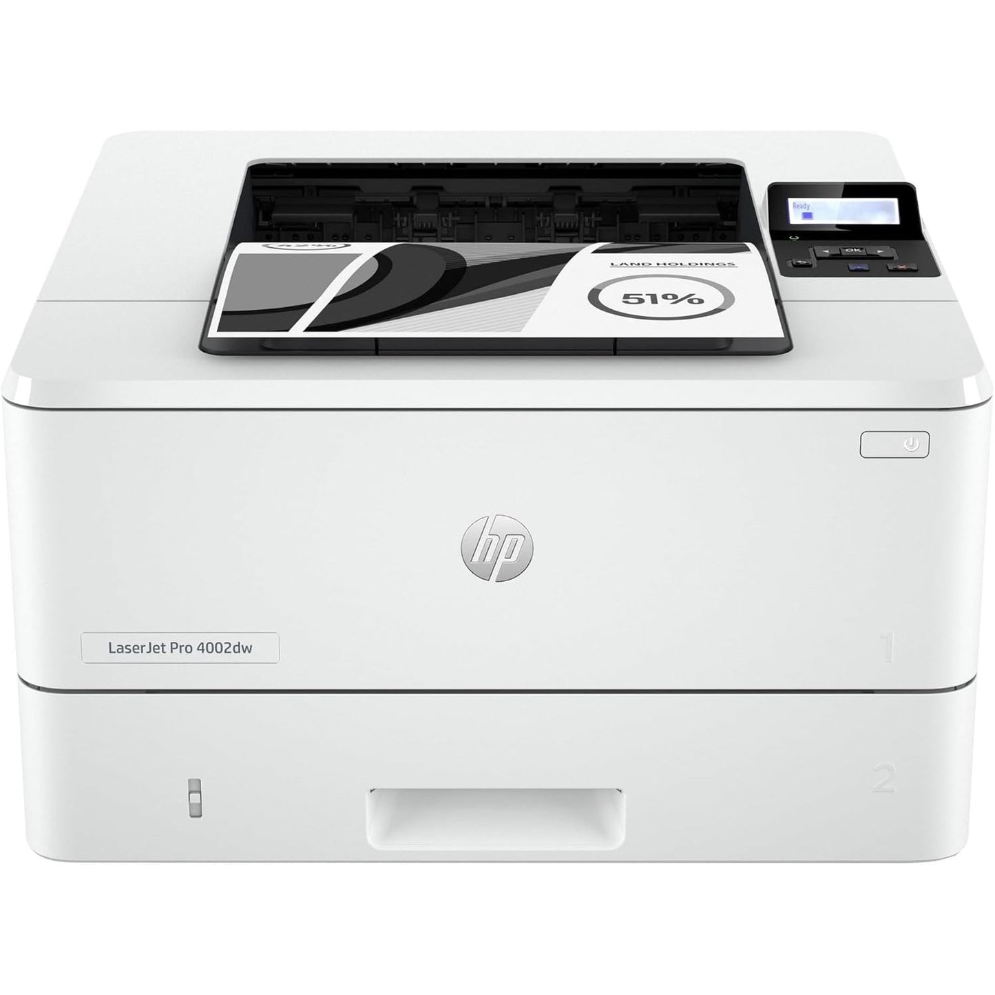 126041 - HP LASERJET PRO 4002DW 2Z606F, Printer A4 Monofunksional, Printim Dypalësh Automatik i Zi dhe i Bardhë, 42 faqe/min, USB, USB Host, WiFi, Gigabit Ethernet, HP Smart, në Ngjyrën e Bardhë