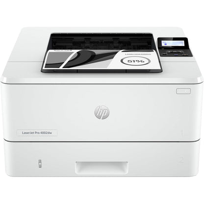 126041 - HP LASERJET PRO 4002DW 2Z606F, Printer A4 Monofunksional, Printim Dypalësh Automatik i Zi dhe i Bardhë, 42 faqe/min, USB, USB Host, WiFi, Gigabit Ethernet, HP Smart, në Ngjyrën e Bardhë