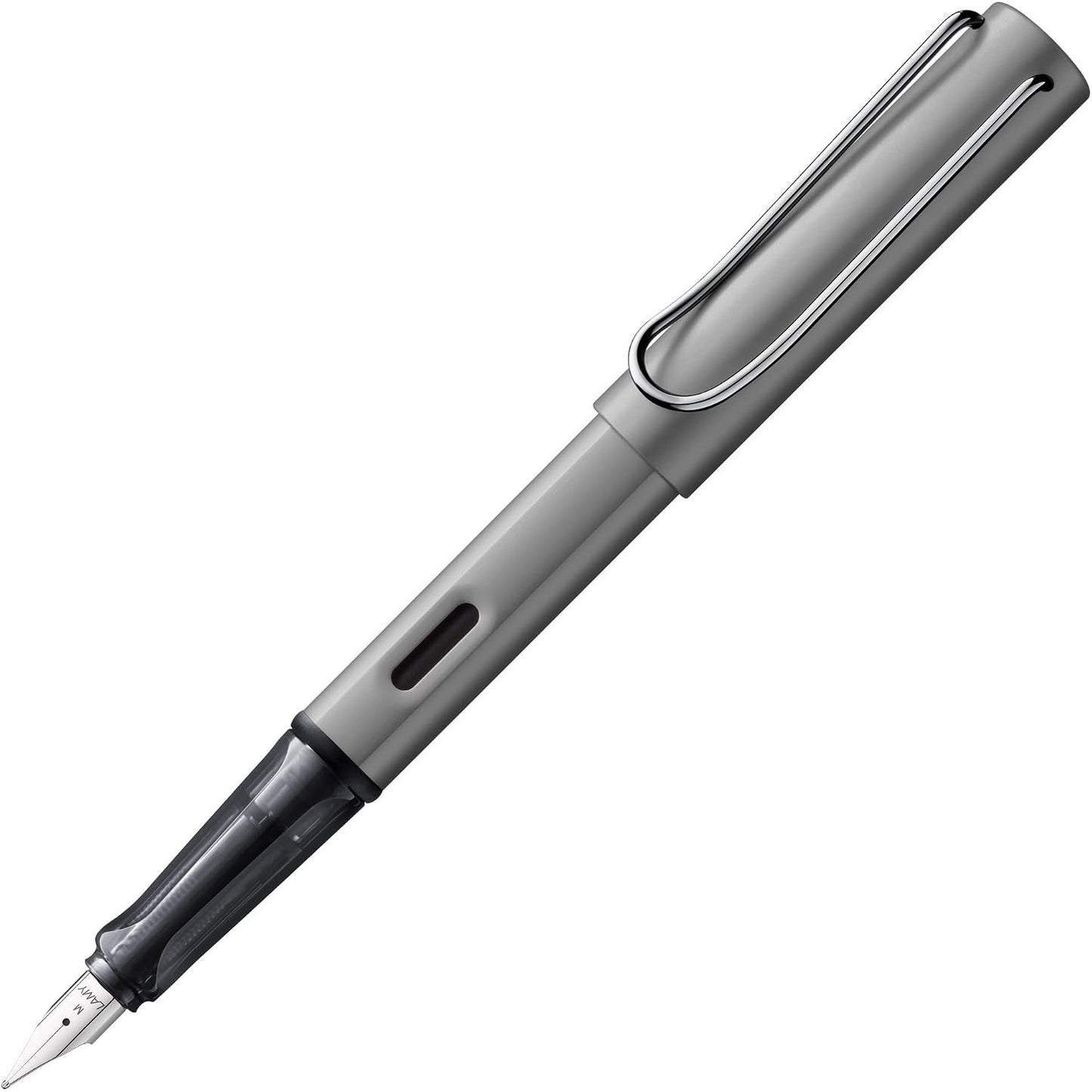 266581 - LAMY Stilograf AL-star, majë çeliku EF, trup alumini, për dorën e djathtë, përfshin fishek boje blu T 10