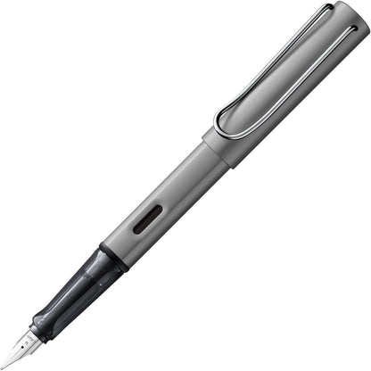 266581 - LAMY Stilograf AL-star, majë çeliku EF, trup alumini, për dorën e djathtë, përfshin fishek boje blu T 10