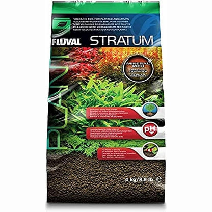 141893 - Fluval Plant & Shrimp Stratum – Substrat për akuarium (bimë dhe karkaleca), ngjyrë kafe, 4 kg.