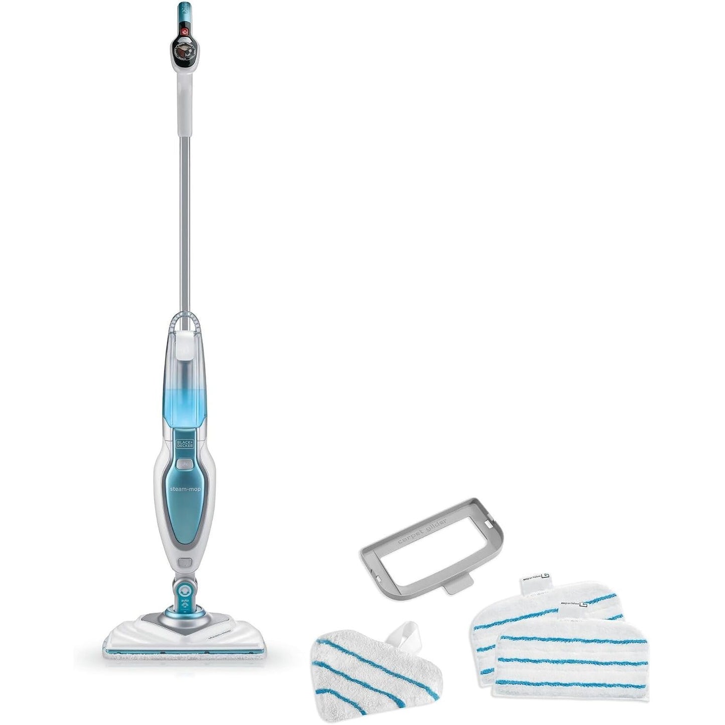 288156 - BLACK+DECKER Pastrues me avull Luksoz, Pastrues me avull në këmbë, 1600W, Rrotullohet 180°, Kokë e lëvizshme, FSM1630