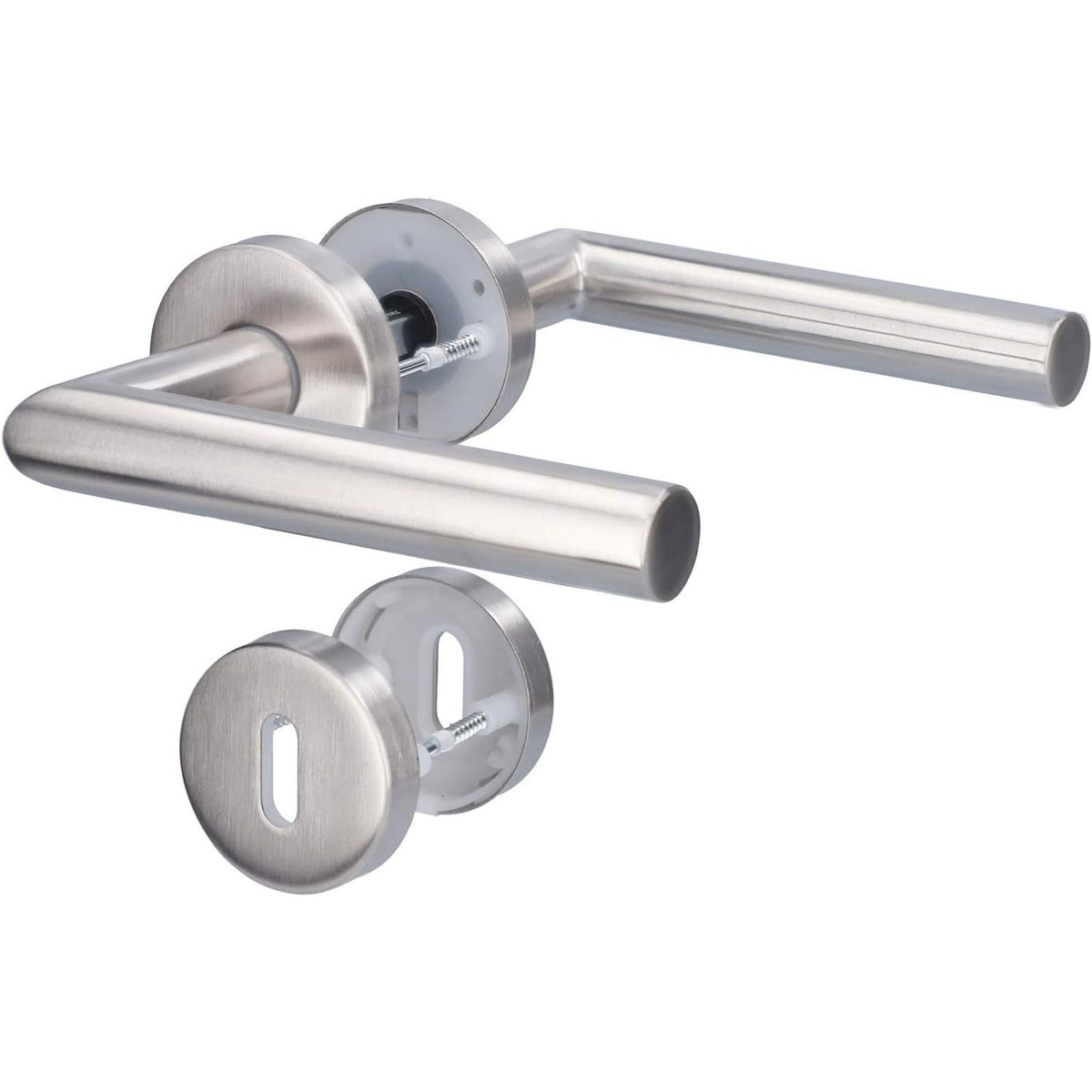 335228 - ALPERTEC Dorezë dere prej çeliku inox 88020500 Moscow-II me rozetë Ø 52 mm