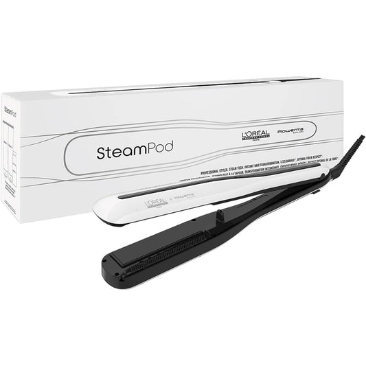 301558 - L'ORÉAL PROFESSIONNEL STEAMPOD 3, Drejtues me Avull 2-në-1, teknologji e patentuar me avull, 91% më pak dëmtim, stilim i shpejtë, për të gjitha llojet e flokëve