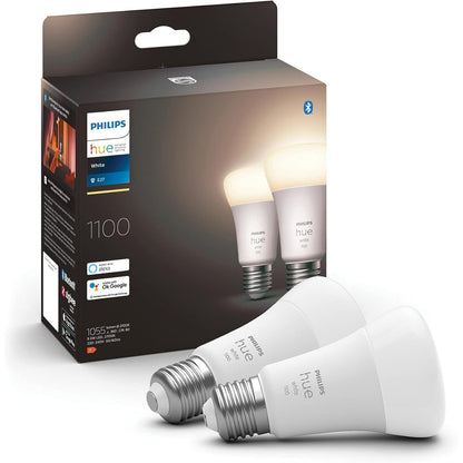 251024 - PHILIPS HUE Llambë e bardhë 2xE27 1100lm, 8W (75W), e zbehtë, ndriçim inteligjent