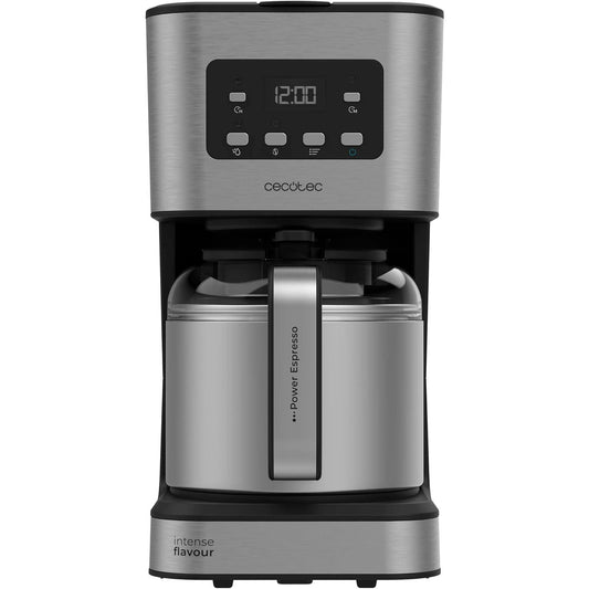 162242 - CECOTEC Makinë Kafeje Amerikane, Modeli Goccia Coffee 66 Pika & Termo Time, Fuqia 950W, Kapaciteti 1.2L, Për 10 Filxhana, Ekran LCD, Kohëmatës 24-orësh, Sistem Kundër Pikave, Mbrojtje nga Nxehtësia e Tepruar, 6 Çelësa