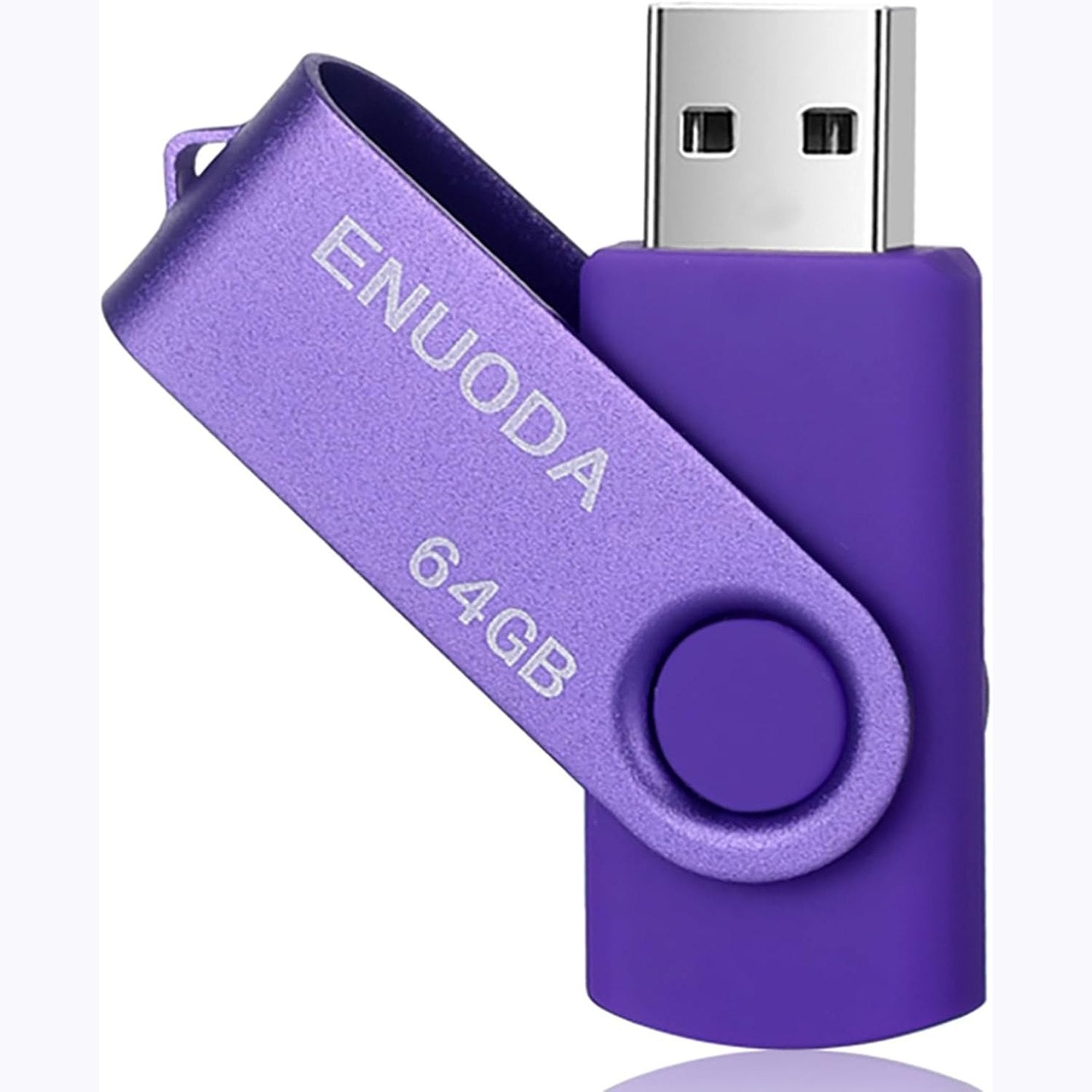 269538 - ENUODA Njësi memorieje USB 64GB, USB 2.0 Mini Portative me dritë LED për ruajtje dhe kopje rezervë (Vjollcë)