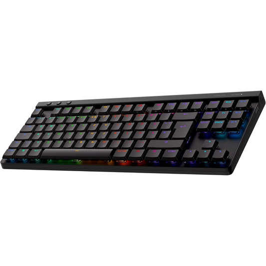319431 - LOGITECH G G515 LIGHTSPEED TKL - Tastierë Pa Tel për Lojëra, LIGHTSYNC RGB, profil i hollë, çelësa mekanikë taktike, QWERTZ - E Zezë