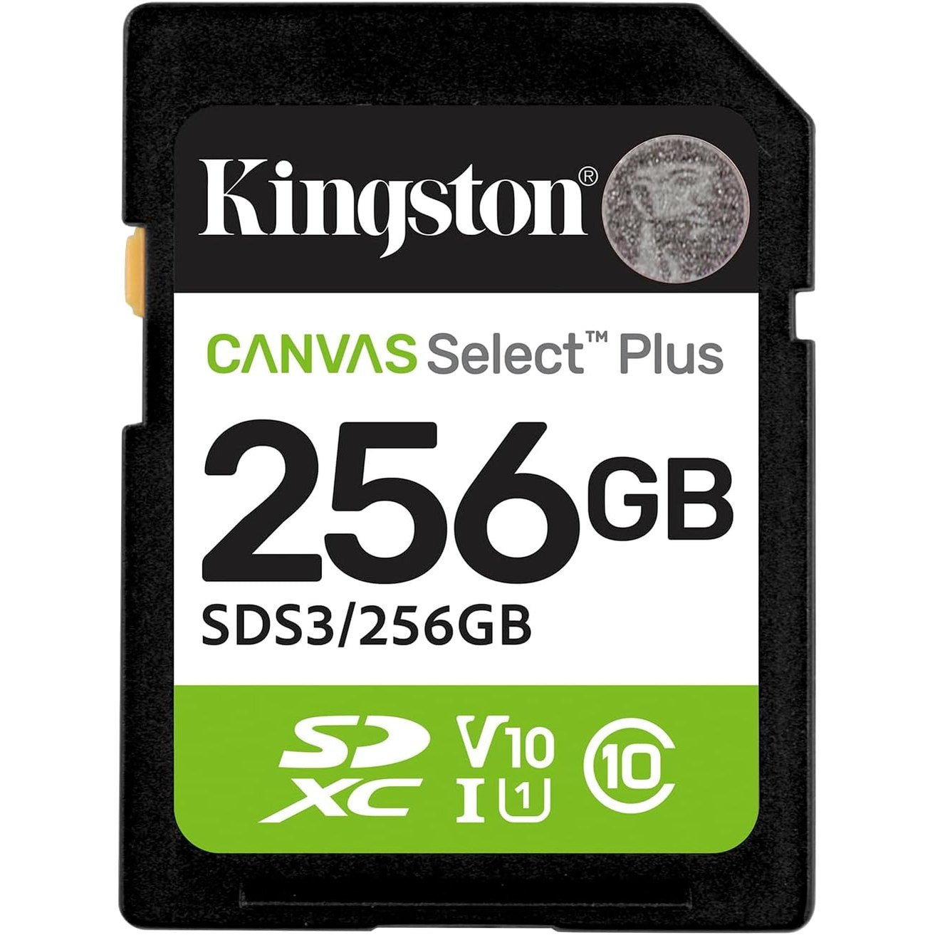 273579 - KINGSTON Kartë memorieje Canvas Select Plus SD 256GB SDXC Gen3 150MB/s C10 UHS-I U1 V10 - SDS3/256GB