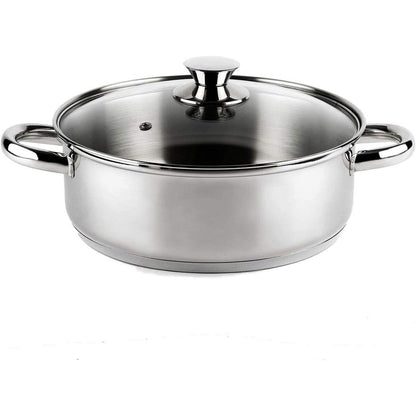 214499 - VIER Tenxhere Gatimi me Induksion, 26 cm, Çelik Inoks 18/10
