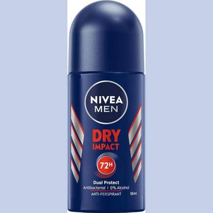 304056 - NIVEA MEN Dry Impact 72H Antidjersës në formë topi për Burra, 50 ml