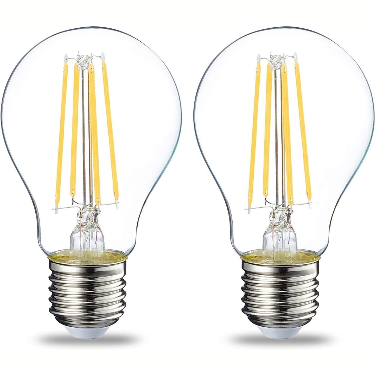 258105 - AMAZON BASICS Llambë LED Edison Base E27, 7 W (ekuivalente me 60 W), e bardhë e ngrohtë, pa errësim, filament transparent, pako me 1 copë