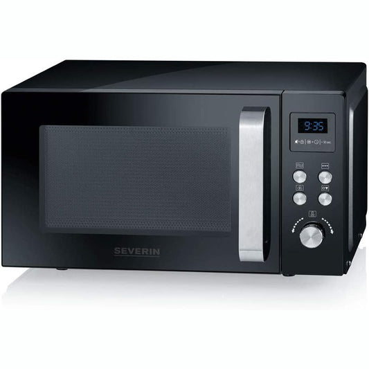 288105 - SEVERIN Mikrovalë 4-në-1 Crispy Wave, 25L, 2150W, deri në 230°C, Argjend/Çelik Inoks (MW 7982)