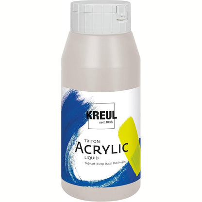 258018 - KREUL 17085 - GUR RANOR FRANKONIAN AKRILIK I LËNGSHËM TRITON 750 ML, BOJË AKRILIKE ME CILËSI TË LARTË, E GRADËS ARTISTIKE, ME NJË KONSISTENCË TË LËMUAR DHE RRJEDHËSE, QË THAHTË DERI NË NJË PËRFUNDIM MAT TË THELLË