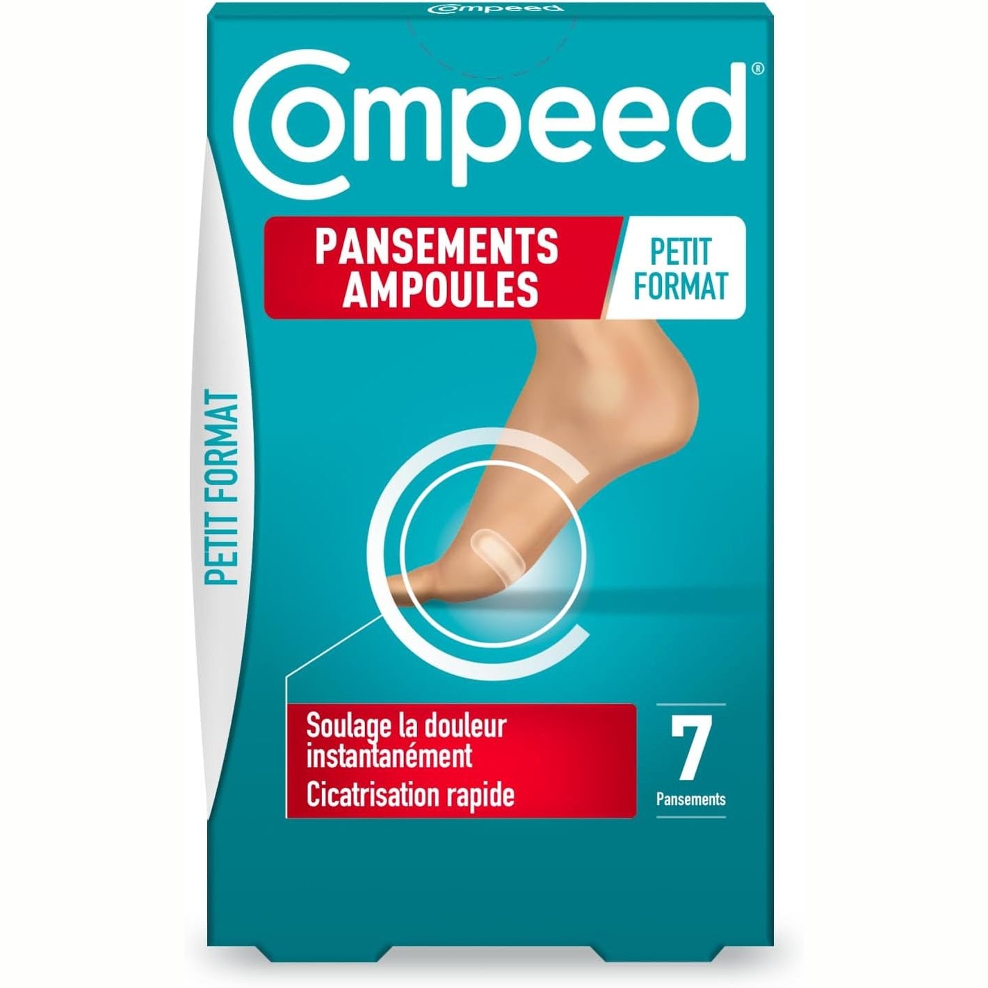 318416 - COMPEED Fasha Hidrokolloide për Flluska, Efekt i Lëkurës së Dytë, Shërim i Shpejtë, Madhësi e Vogël (6.0 x 2.0 cm)