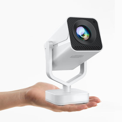 268316 - AKATUO Mini Projektori Mbështet 4K 1080P, Korrigjimi Automatik i Keystone, Rrotullim 270°, Bluetooth, WiFi6, Portativ, i Kompatibil me Telefon, HDMI/TV Stick/Laptop
