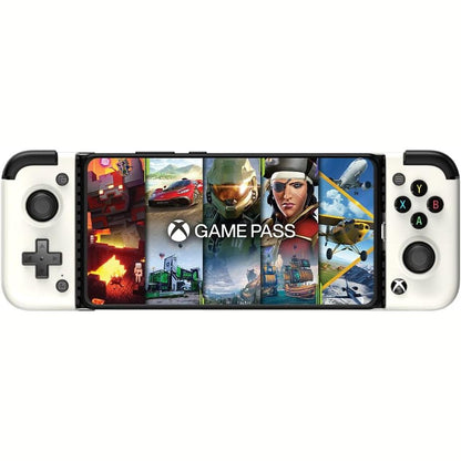 299133 - GAMESIR Kontrollues celular për lojëra X2 Pro për Android Type-C (100–179 mm), kontrollues celular për xCloud, Stadia, Luna, Apex, Diablo Immortal – 1 muaj Xbox Game Pass Ultimate – Karikim Passthrough (i bardhë)