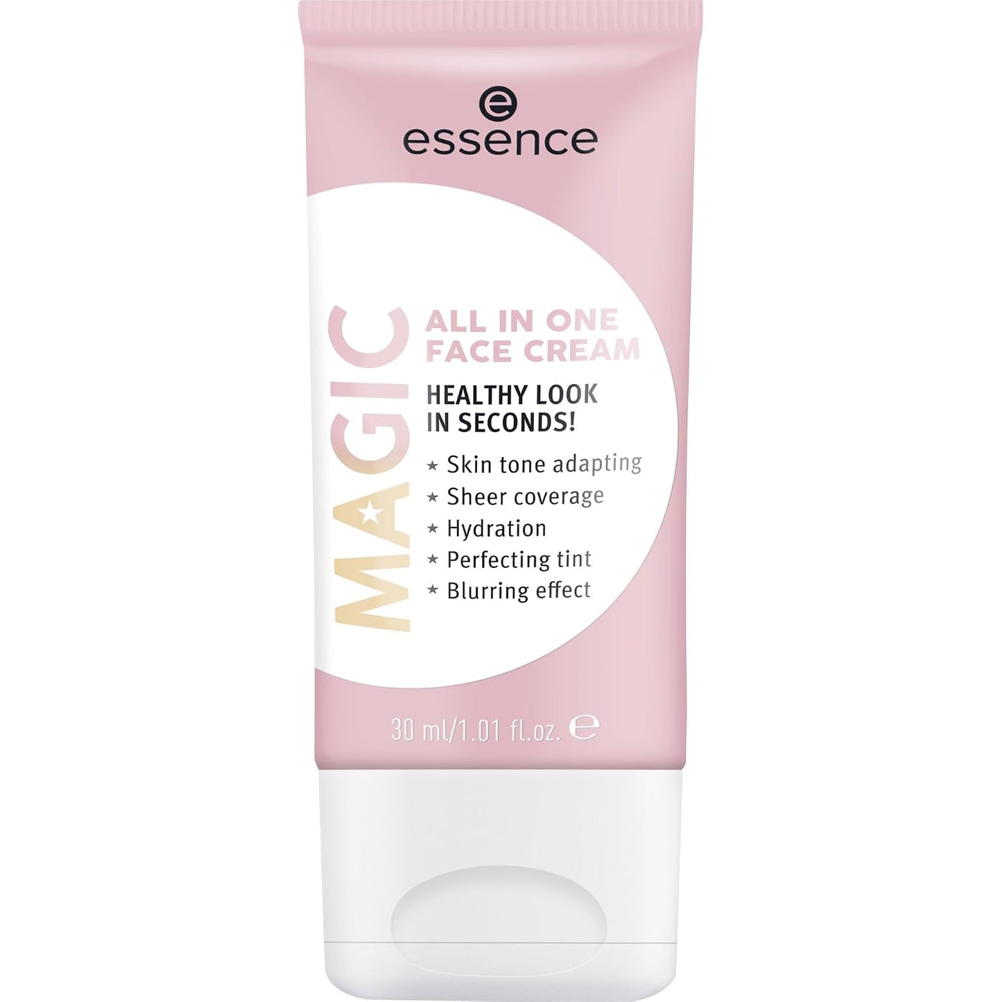 319083 - MAGIC KREM PËR FYTYRËN ALL IN ONE, 30 ML, GRIM, FONDATINË, NUDO, NDRIÇUES, USHQYES, RREGULLUES NGJYRE, UVA, FILTËR UVB, BAZË, ZBUTËS, TRANSPARENT, VEGAN, PA ALKOOL