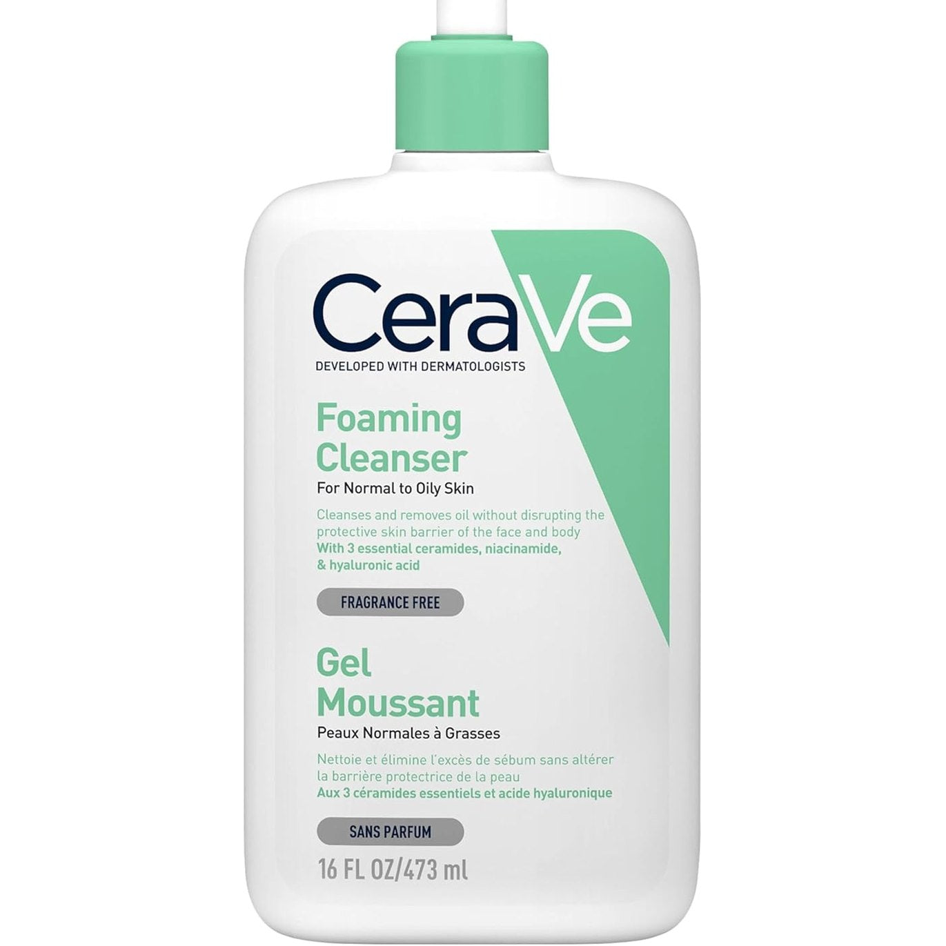 321737 - CeraVe - Xhel Pastrues me Shkumë për Fytyrën dhe Trupin - Lëkurë Normale deri në të Yndyrshme - Me Acid Hialuronik dhe 3 Ceramide Esenciale