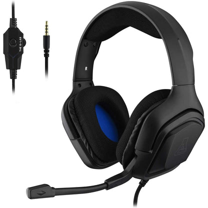 269056 - G-LAB Kufjet e Lojërave Korp Cobalt për PS5 - Kufje Lojërash Stereo Audio me Mikrofon, Ultra të Lehta, Bas të Fortë - Mikrofon me Jack 3.5 mm për PC, PS4, PS5, Xbox One dhe X, Mac, Nintendo Switch, Tablet, Laptop (të Bardha)